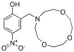 4-Nitro-2-[(1,4,7-trioxa-10-azacyclododecan-10-yl)methyl]phenol Struktur