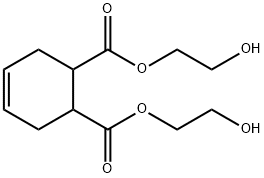 4-Cyclohexene-1,2-dicarboxylic acid bis(2-hydroxyethyl) ester Struktur