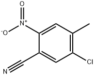 5-CHLORO-4-METHYL-2-NITROBENZONITRILE Struktur