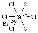 barium hexachlorosilicate(2-) Struktur