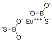 europium bis(thioborate) Struktur