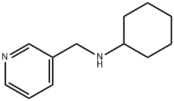 N-(pyridin-3-ylmethyl)cyclohexanamine Struktur