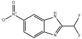 5-NITRO-2-DIFLUOROMETHYL-1H-BENZIMIDAZOLE Struktur