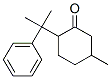 Cyclohexanone, 5-methyl-2-(1-methyl-1-phenylethyl)- Struktur