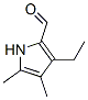 1H-Pyrrole-2-carboxaldehyde, 3-ethyl-4,5-dimethyl- (9CI) Struktur