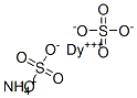 ammonium dysprosium(3+) disulphate Struktur