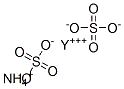 ammonium yttrium(3+) disulphate Struktur