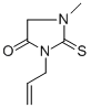 3-allyl-1-methyl-2-thioxoimidazolidin-4-one Struktur