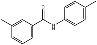 3-methyl-N-(4-methylphenyl)benzamide Struktur