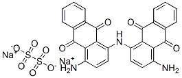 1,1'-iminobis[4-aminoanthraquinone], disulpho derivative, disodium salt Struktur