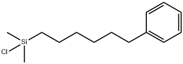 6-苯基己基二甲基氯硅烷, 97451-53-1, 結構式