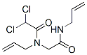 2,2-dichloro-N-prop-2-enyl-N-(prop-2-enylcarbamoylmethyl)acetamide Struktur