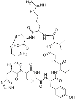 CYS-HIS-SER-GLY-TYR-VAL-GLY-VAL-ARG-CYS Struktur