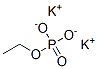 Phosphoric acid, ethyl ester, potassium salt Struktur