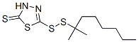 1,3,4-Thiadiazole-2(3H)-thione, 5-(tert-nonyldithio)- Struktur