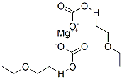 2-ethoxyethyl hydrogen carbonate, magnesium salt Struktur