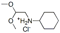 cyclohexyl(2,2-dimethoxyethyl)ammonium chloride Struktur