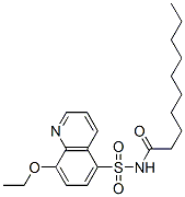 N-[(8-Ethoxyquinolin-5-yl)sulfonyl]decanamide Struktur