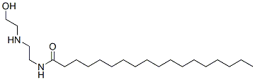 Octadecanamide, N-[2-[(2-hydroxyethyl)amino]ethyl]-, 2-chloroethanol-quaternized Struktur