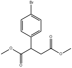 Butanedioic acid, (4-broMophenyl)-, diMethyl ester Struktur