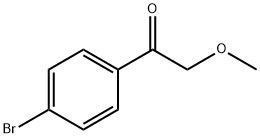 1-(4-broMophenyl)-2-Methoxyethan-1-one Struktur