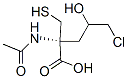 3-chloro-2-hydroxypropylmercapturic acid Struktur