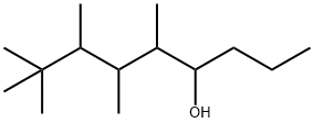 5,6,7,8,8-pentamethylnonan-4-ol  Struktur