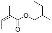 2-methylbutyl (E)-(-)-2-methylisocrotonate  Struktur