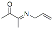 2-Butanone, 3-(2-propenylimino)- (9CI) Struktur