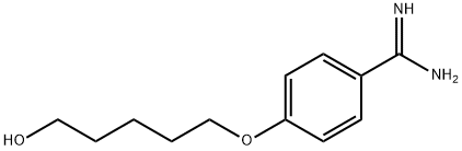 5-(4'-AMidinophenoxy)-1-pentanol Struktur