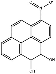 1-nitro-4,5-dihydro-4,5-dihydroxypyrene Struktur