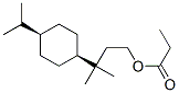 cis-4-(isopropyl)-alpha,gamma,gamma-trimethylcyclohexylpropyl acetate Struktur