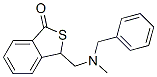 9-[(benzyl-methyl-amino)methyl]-8-thiabicyclo[4.3.0]nona-1,3,5-trien-7-one Struktur