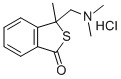 3-((Dimethylamino)methyl)-3-methylbenzo(c)thiophen-1(3H)-one hydrochlo ride Struktur