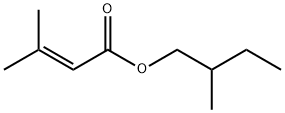 2-methylbutyl 3-methylbutenoate Struktur