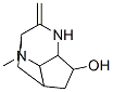 2,7-Methano-1H-cyclopentapyrazin-3(2H)-one,hexahydro-5-hydroxy-1-methyl-,(2-alpha-,4a-bta-,5-alpha-,7-alpha-,7a-bta-)-(9CI) Struktur