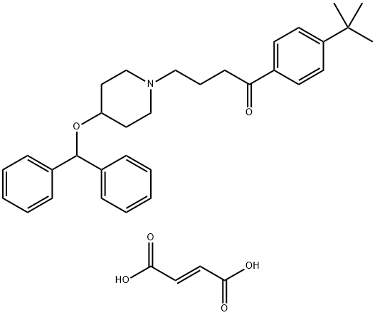 EBASTINE FUMARATE Struktur