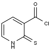 3-Pyridinecarbonyl chloride, 1,2-dihydro-2-thioxo- Struktur