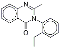 Etaqualone Hydrochloride Struktur