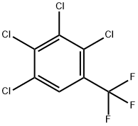 2,3,4,5-TETRACHLOROBENZOTRIFLUORIDE Struktur