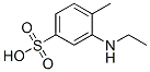 2-(ethylamino)toluene-4-sulphonic acid Struktur