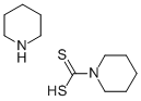 Piperidine pentamethylenedithiocarbamate Struktur