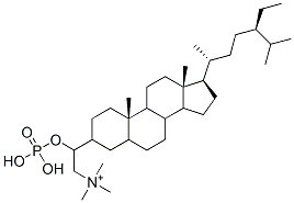 stigmastanyl-phosphorylcholine Struktur