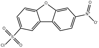 7-NITRODIBENZOFURAN-2-SULFONYL CHLORIDE Struktur