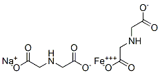 Iminodiacetic acid ferric sodium salt Struktur