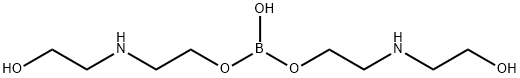 7-hydroxy-6,8-dioxa-3,11-diaza-7-boratridecane-1,13-diol Struktur