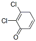 2,5-Cyclohexadien-1-one,  2,3-dichloro- Struktur