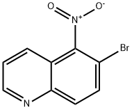 6-BROMO-5-NITROQUINOLINE Struktur