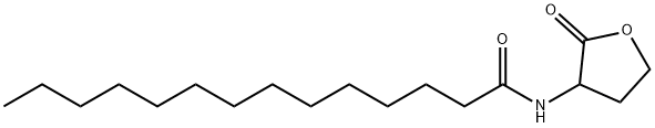 N-MYRISTOYL-DL-HOMOSERINE LACTONE Struktur