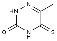 1,2,4-Triazin-3(2H)-one,4,5-dihydro-6-methyl-5-thioxo-(9CI) Struktur